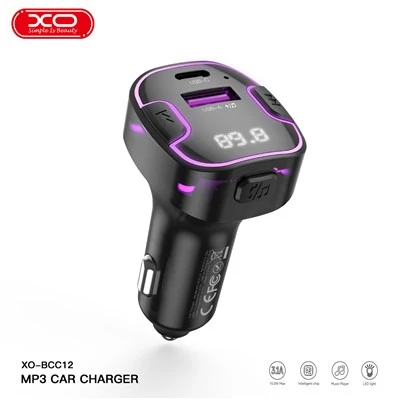 XO Bluetooth MP3+5V3.1A Tsheb Charger