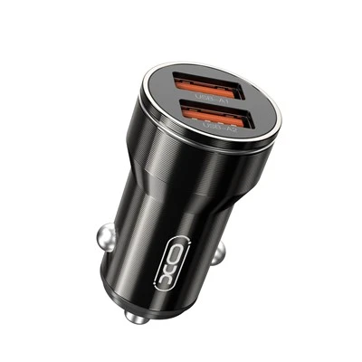 XO Dual USB 12V-24V Tsheb Charger